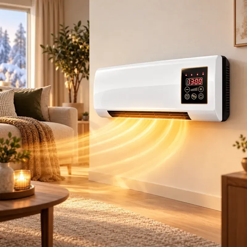 Power Heat Pro ceramic heater in a living room